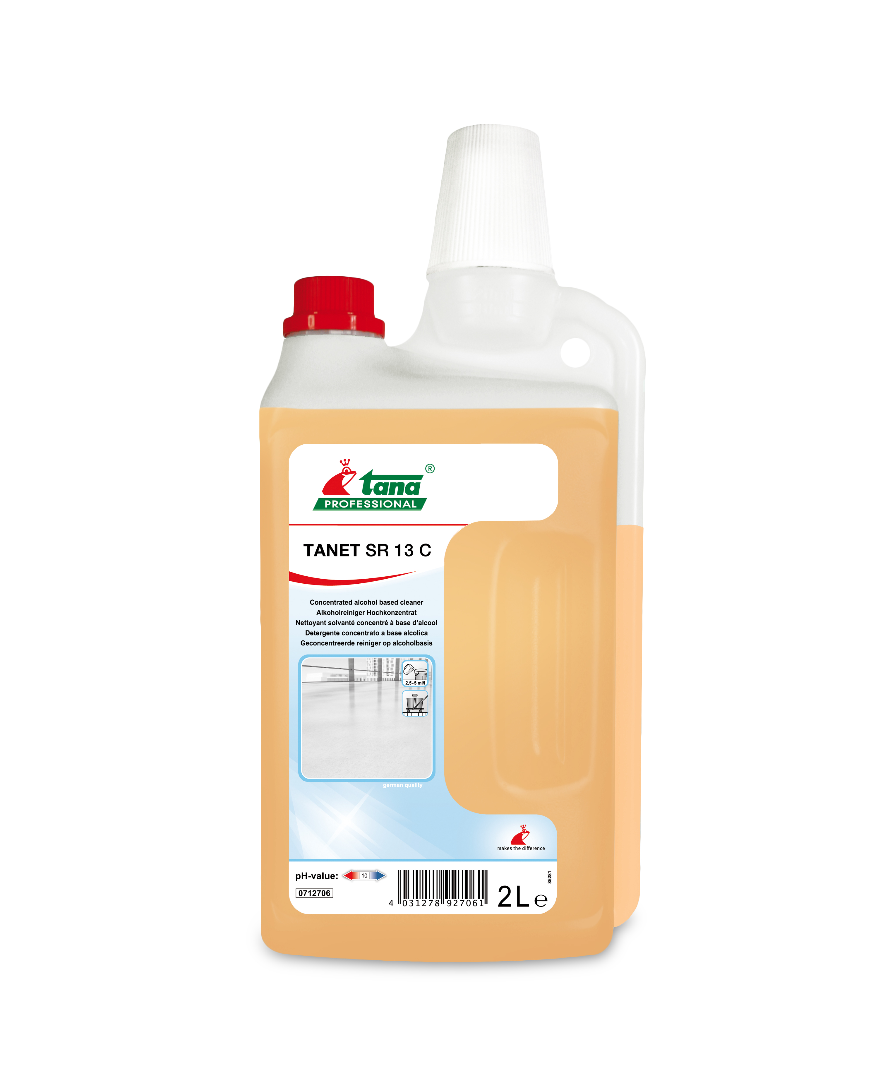 Tana Tanet SR 13 C, Glanzreiniger, 2 l Dosierflasche