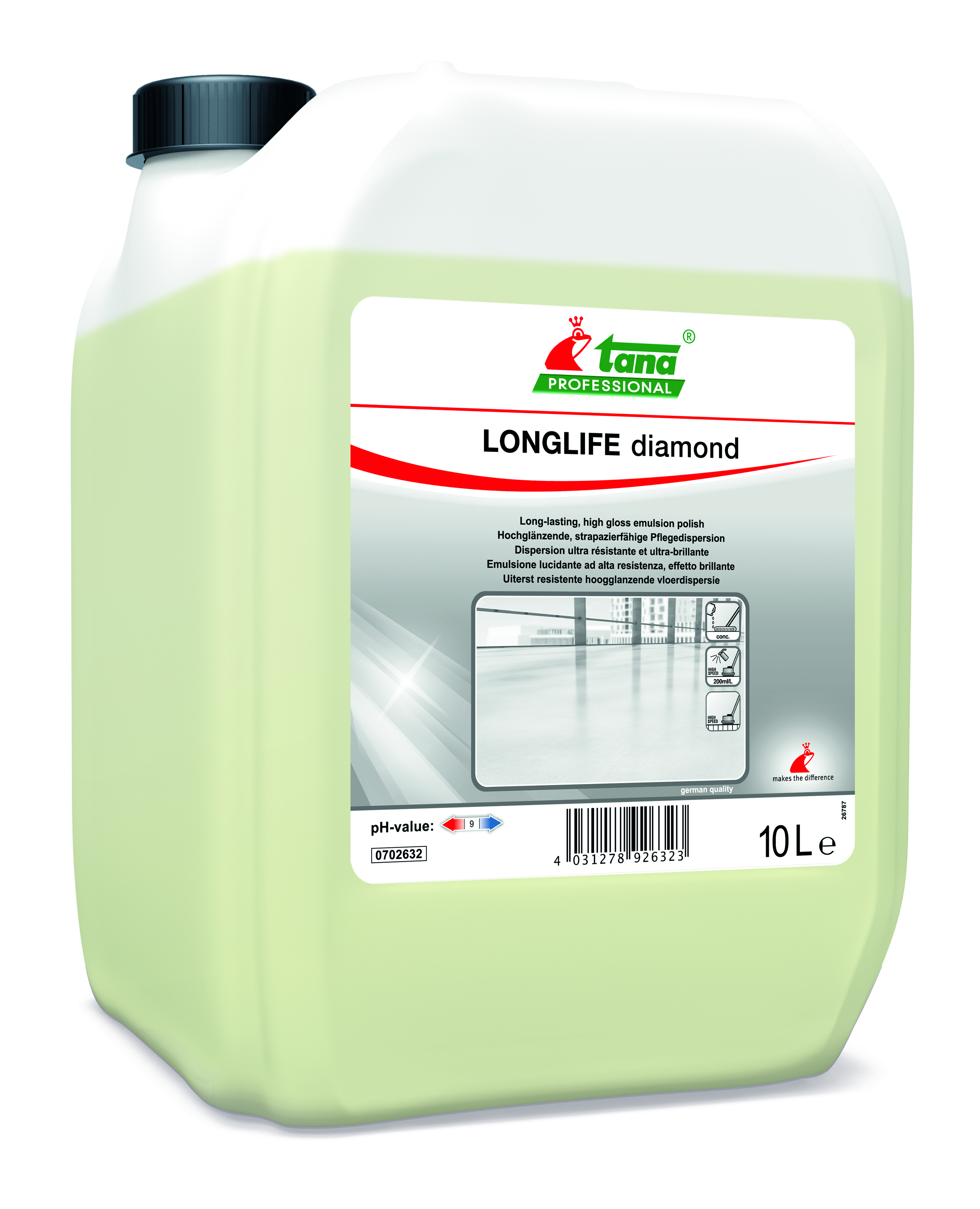 Tana Longlife Diamond, Pflegedispersion 10 l Kanister