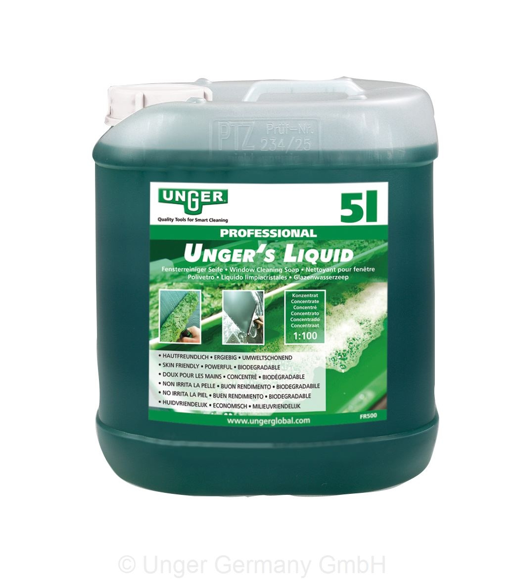 Unger´s Liquid Fensterreiniger, 5 l Kanister